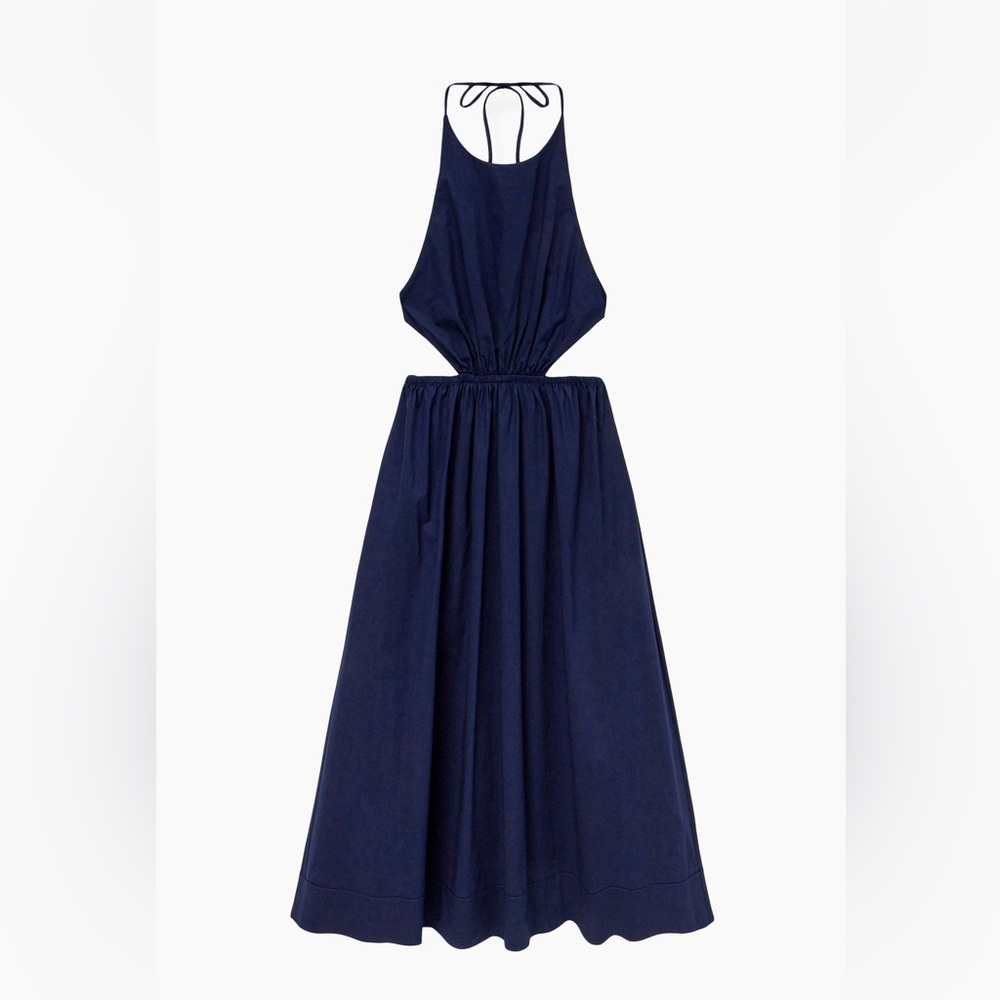 STAUD Vanessa Side Cutout
Stretch Cotton Halter Dress - Picture 5 of 7